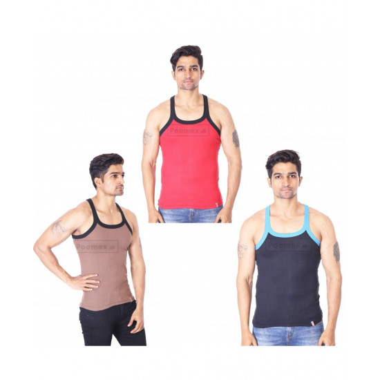 Elegant Gym Vest 9 (Pack of 3) - 01