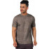 Poomer  Self Design Men Round Neck Brown, Multicolor T-Shirt