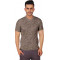 Self Design Men V Neck Reversible Brown, Multicolor T-Shirt