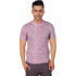  Poomer  Self Design Men V Neck Pink, Multicolor T-Shirt