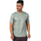 Poomer  Self Design Men Round Neck Reversible Light Green, Silver T-Shirt