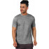 "Poomer  Self Design Men Round Neck Reversible Grey, Silver T-Shirt"