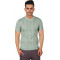 Self Design Men V Neck Reversible Light Green, Silver T-Shirt