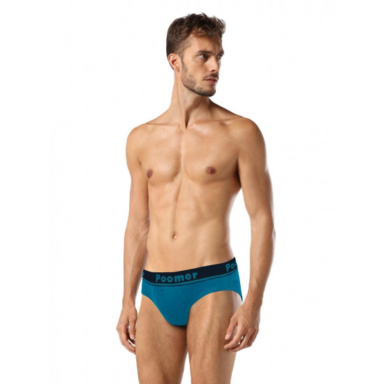 Poomer brief - club man ( pack of 1 ) Deep sea blue