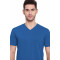 Poomer casual T-Shirt for men Light blue melange ( V neck )