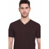 Poomer casual T-Shirt for men Brown ( V neck )