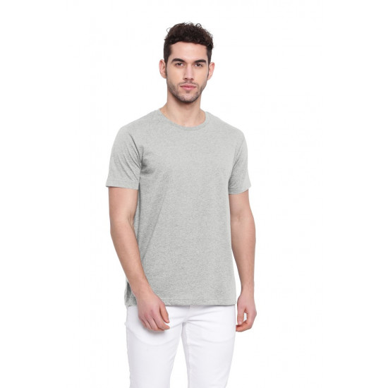 Poomer casual T-Shirt for men Beige ( Round neck )