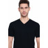 Poomer casual T-Shirt for men Black ( V neck )