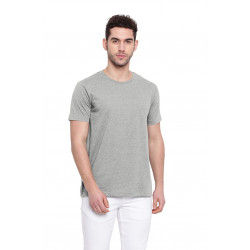 Poomer casual T-Shirt for men Light melange ( Round neck )