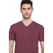 Poomer casual T-Shirt for men Maroon ( V neck )