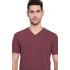 Poomer casual T-Shirt for men Maroon ( V neck )