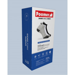 Poomer sports ankle socks premium (Set of 3 pairs)