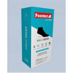 Poomer ankle socks premium (Set of 3 pairs)